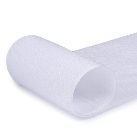 Липучка  "Gamma", комплект,100 мм , цв.белый (крюк)