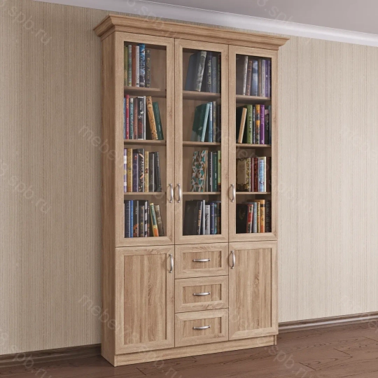 Шкаф книжный 3/6