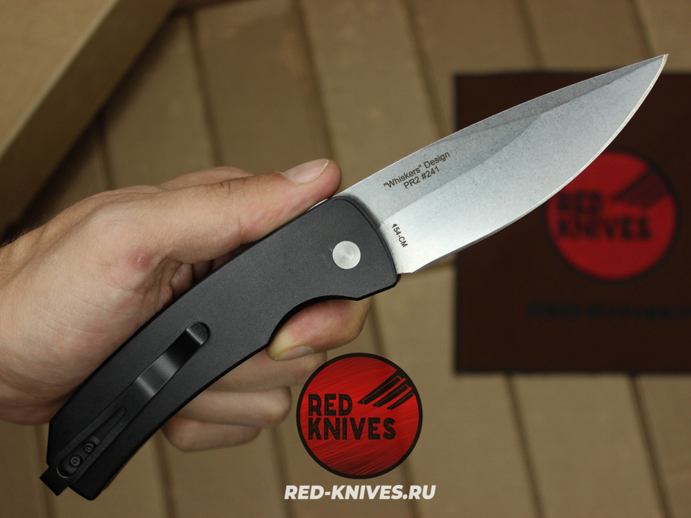 Нож Pro-Tech Magic 2 Whiskers Knives - клинок стоунвош RK/Н7