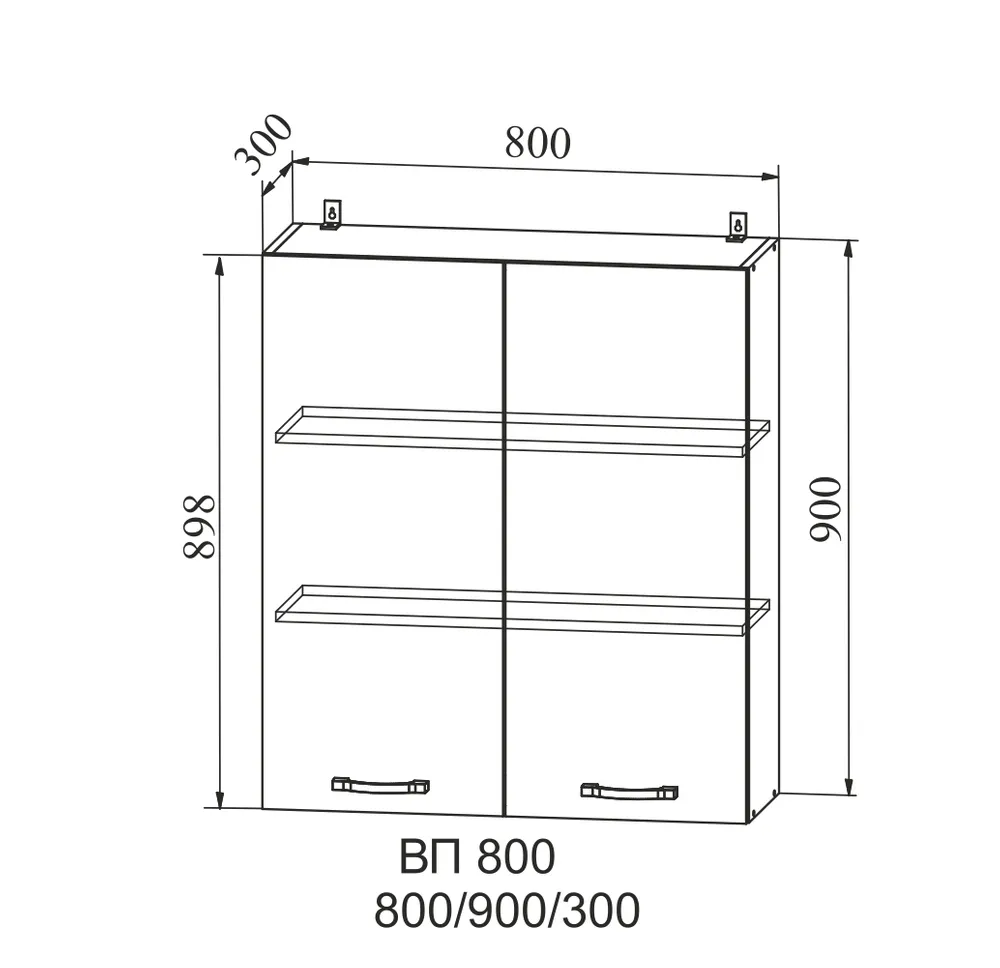 Лофт Дуб майский ВП 800