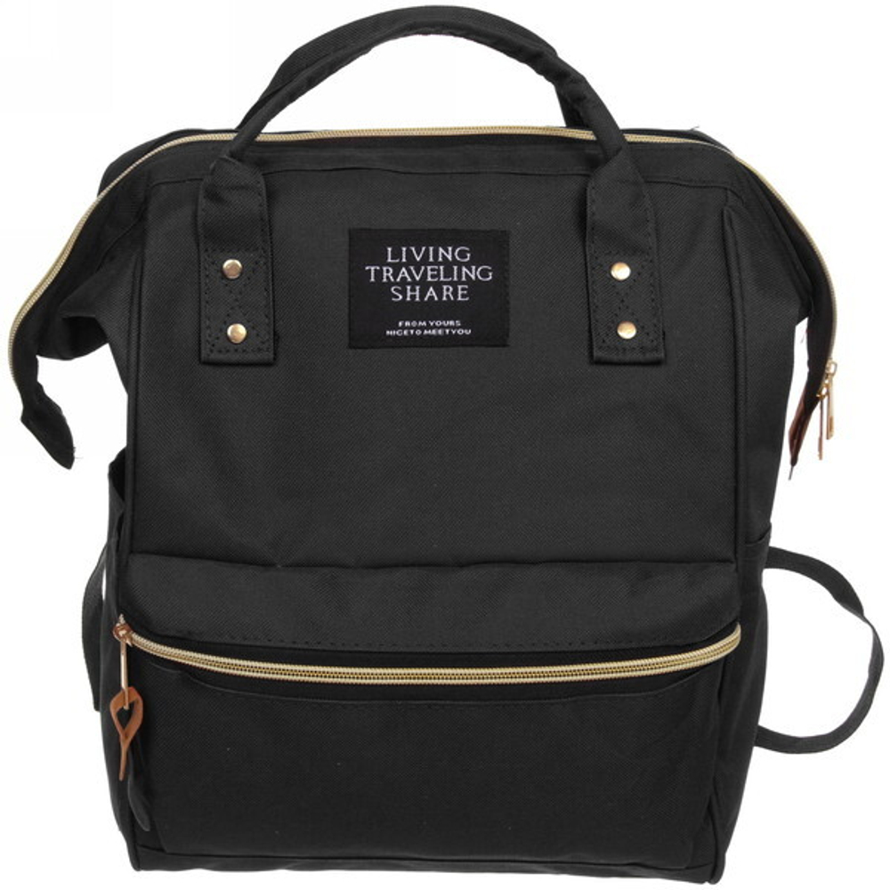 Рюкзак городской «Fashion city», цвет черный, 34*26*17см