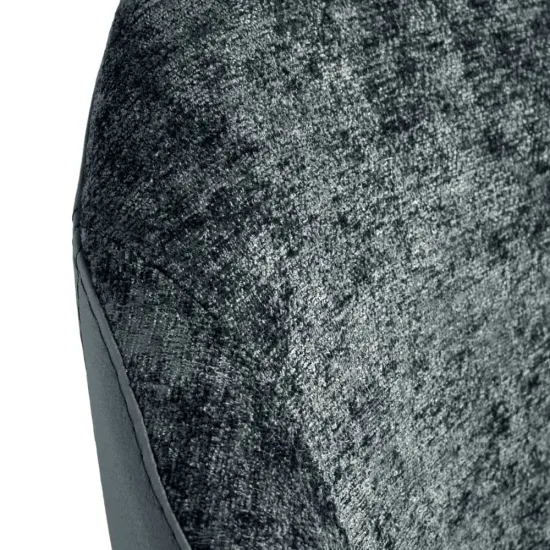 Стул Bruno серый шенилл с экокожей с поворотным механизмом