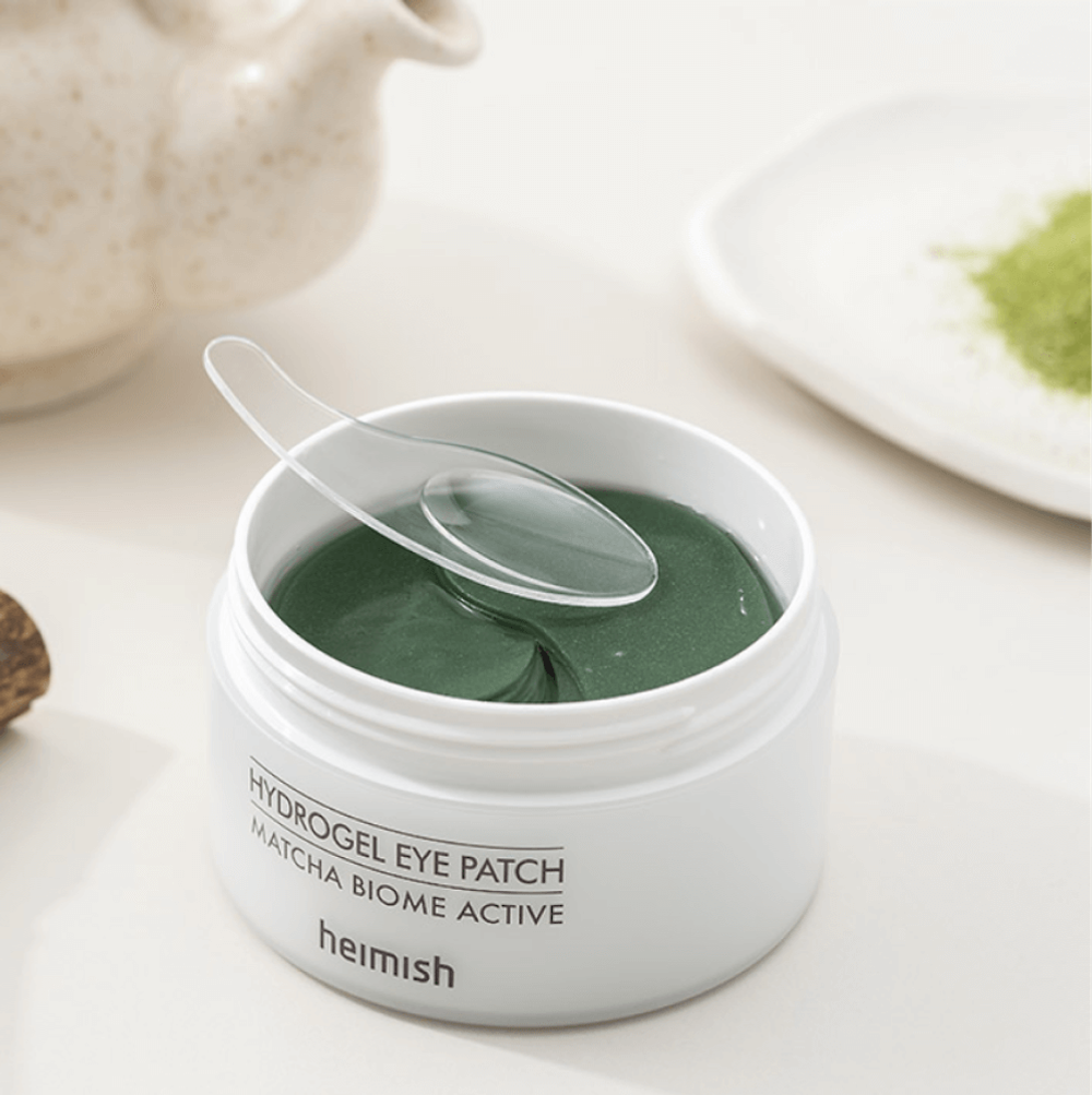 Восстанавливающие гидрогелевые патчи с пробиотиками Heimish Matcha Biome Active Hydrogel Eye Patch 60 шт