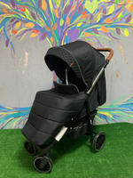 Коляска детская MOWBaby "RIDE" RA088 Silver Black