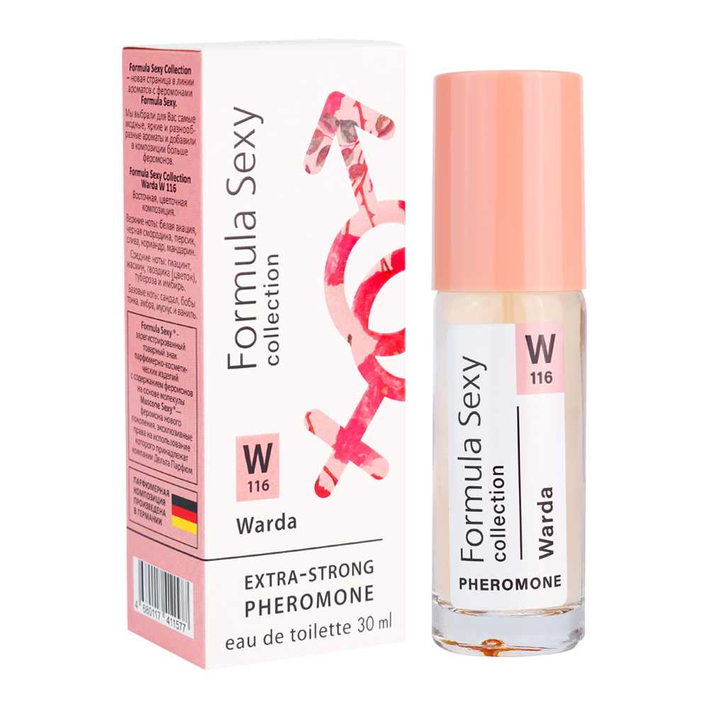 Вода туалетная c феромонами Formula Sexy Warda W116 (Формула Секси Варда W116) – 30ml for women