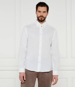 Льняная рубашка H-LIAM-BD-E-C1-243 BOSS BLACK - белый(50522592)