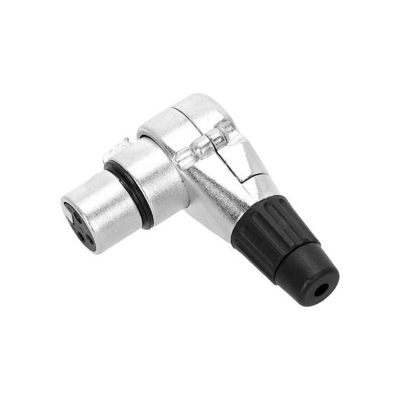 Adam Hall K4CXF3A - разъем XLR (F), 3-pin, угловой, металлический