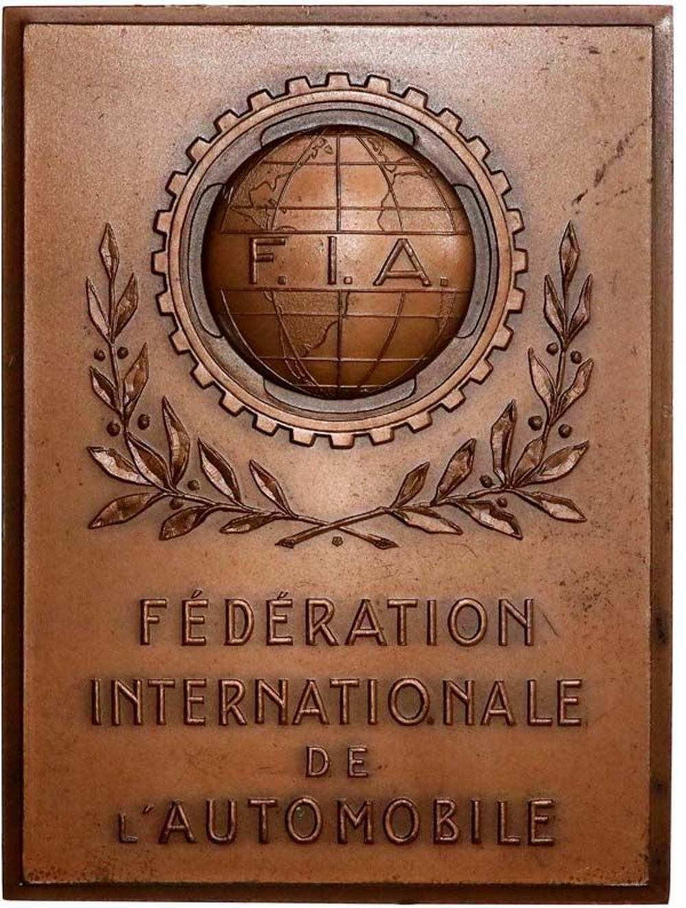 France, Fédération Internationale de l'Automobile Plaquette, 1972