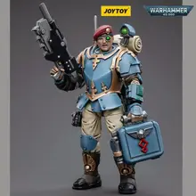 Фигурка JOYTOY Astra Militarum Tempestus Scions Command Squad 55th Kappic Eagles Medic