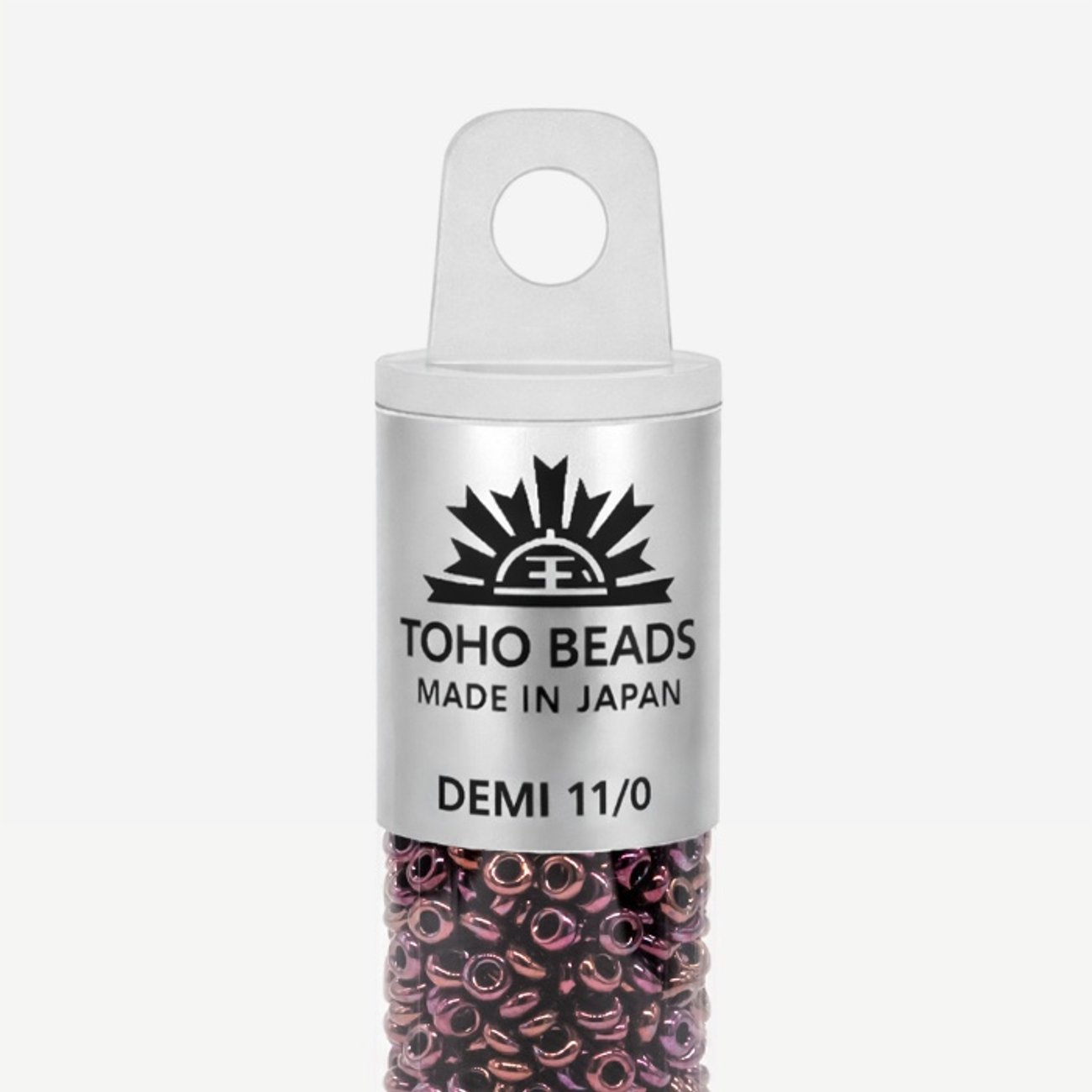 Японский бисер TOHO Demi 11/0 (№502), металлизированный, непрозрачный глянцевый