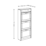 Сириус Тумба для обуви 60х143