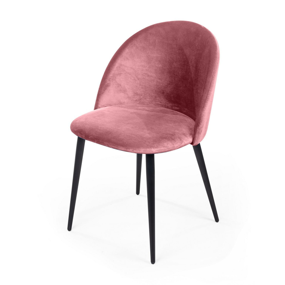 Стул Thomas, бархат пудровый 15