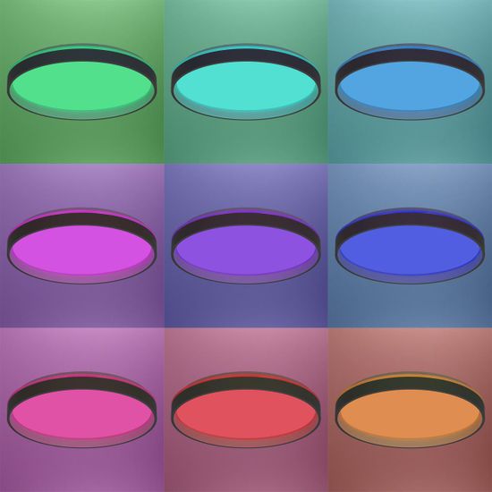 CL753513G ENZO Серый+Белый LED Св-к с пультом