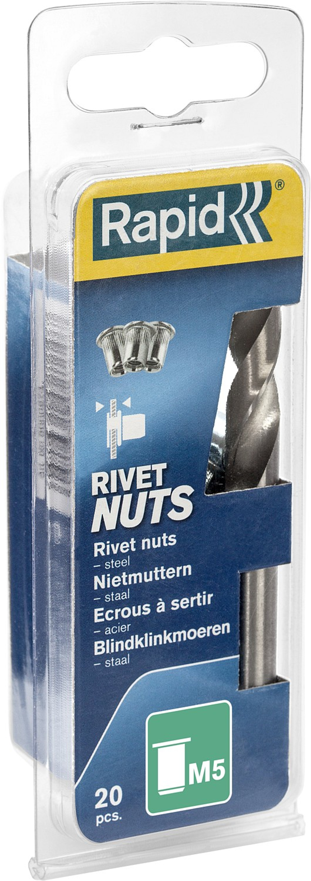 RAPID R:Rivets, М5, 20 шт, нержавеющая заклепка (5000672)