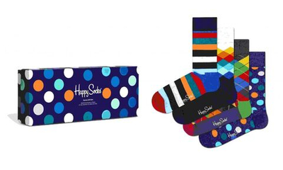 Подарочный набор ярких носков 4-Pack Multi-color Socks Gift Set (Размер: 29) (Цвет: разноцветный)