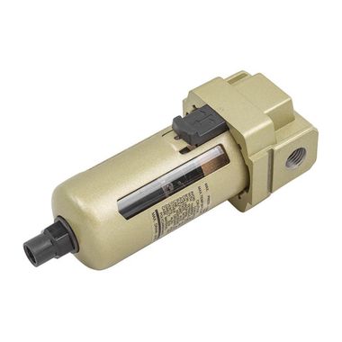 Фильтр воздушный для пневмосистем 1/4''(автоматич.слив,10Мк, 1500 л/мин, 0-10bar,раб. температура 5°-60°) FORCEKRAFT FK-AF3000-02D