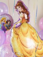 AN Шар фигура "Принцесса Белль"24"/60 CM W X 39"/99CM H (БГ-55)