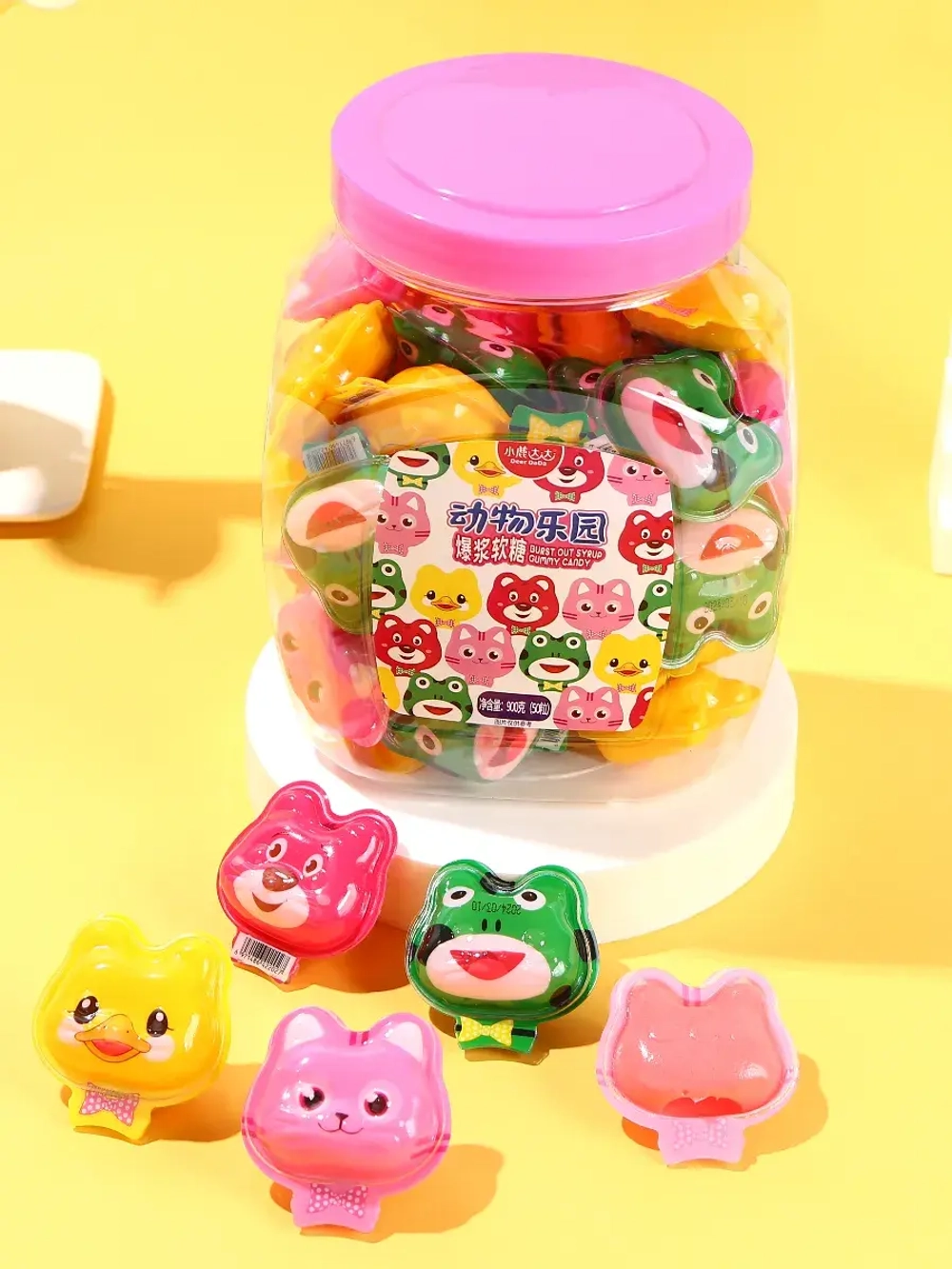 Мармелад с жидким центром "Зверята" 18 г * 15 шт