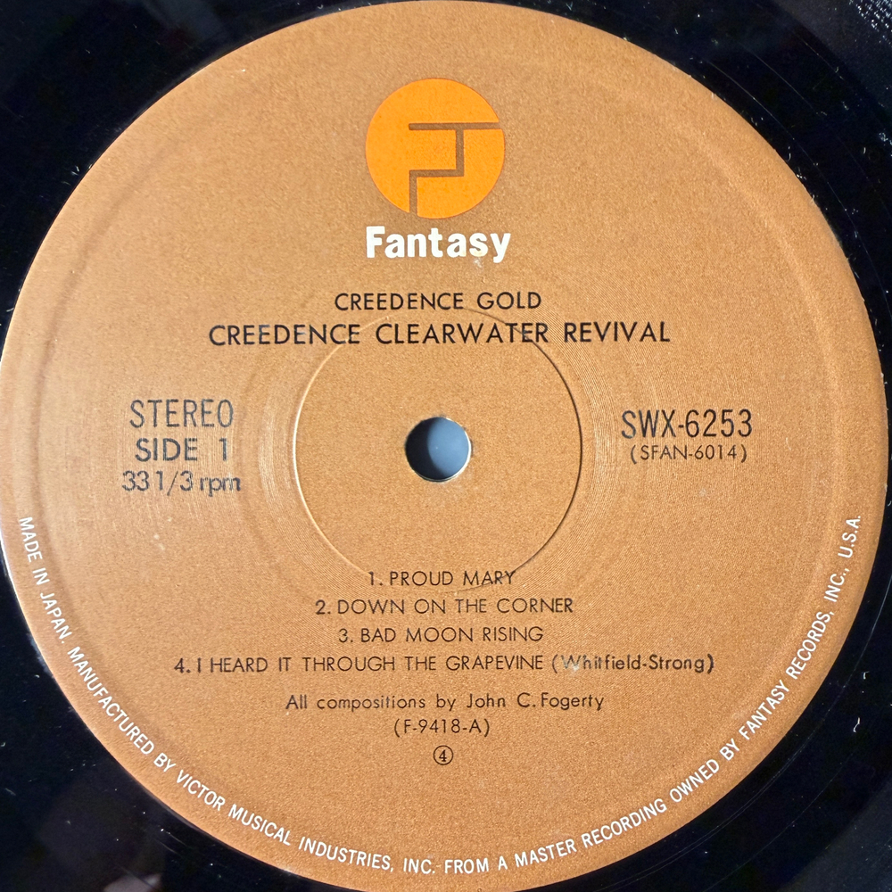 Creedence Clearwater Revival ‎– Creedence Gold (Япония 1976г.) Т