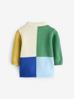 Поло с длинным рукавом для мальчика Next E27-763, Молочный, Зеленый