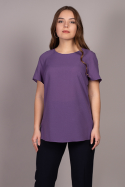 Блузка 3238ЛП, черника #84Ч093238ЛП