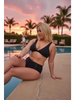 купальник раздельный утягивающий с высокой посадкой