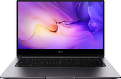 Ноутбук Huawei MateBook D 14 Ryzen 5 5500U 8Gb SSD512Gb AMD Radeon 14" IPS FHD (1920x1080) Windows 10 Home grey WiFi BT Cam (53012RBJ)