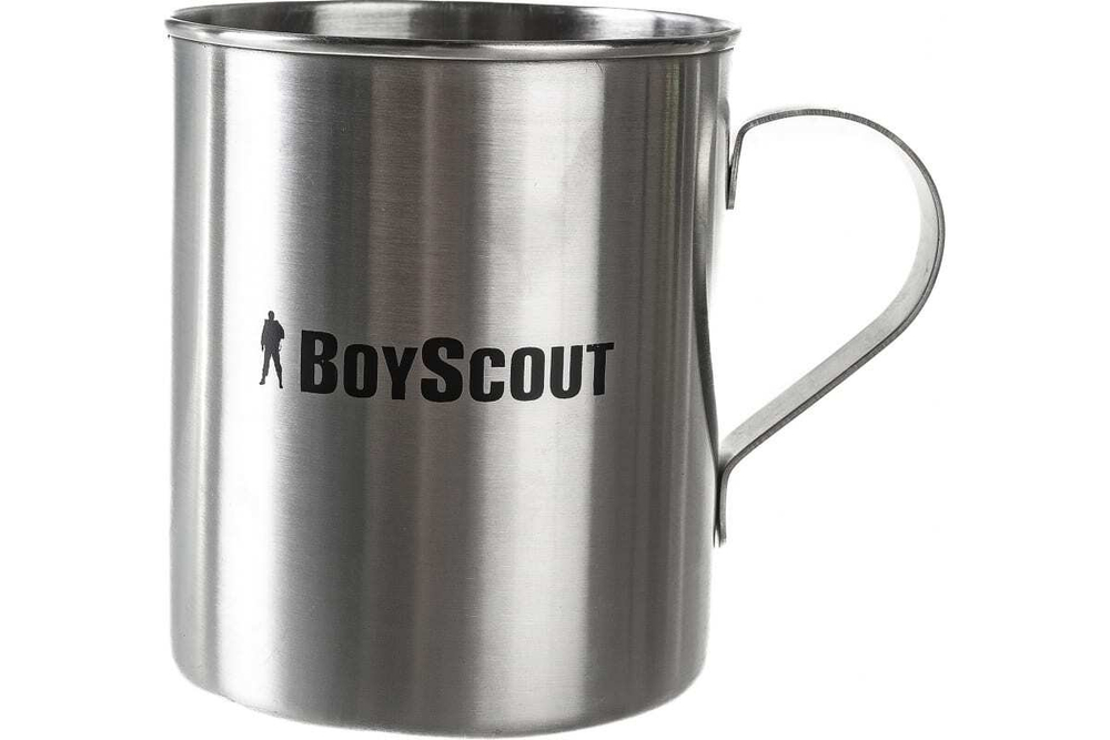 КРУЖКА BOYSCOUT ТУРИСТИЧЕСКАЯ ИЗ НЕРЖ/СТАЛЬ 400МЛ 61156