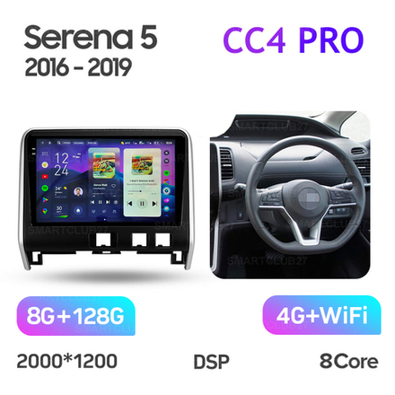 Teyes CC4 Pro 10,2" для Nissan Serena 5 2016-2019 (прав)