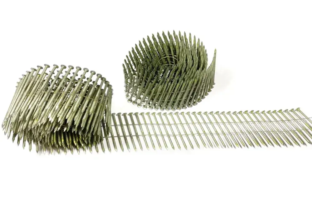 Гвозди барабанные 3.1 X 90 мм ершёные (4500 шт.),шляпка 7.0 мм, 15 градусов.