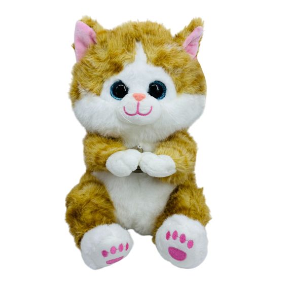 Yumşaq oyuncaq \ Мягкая игрушка \ Soft toys Pişik (ag-qəhvəyi)