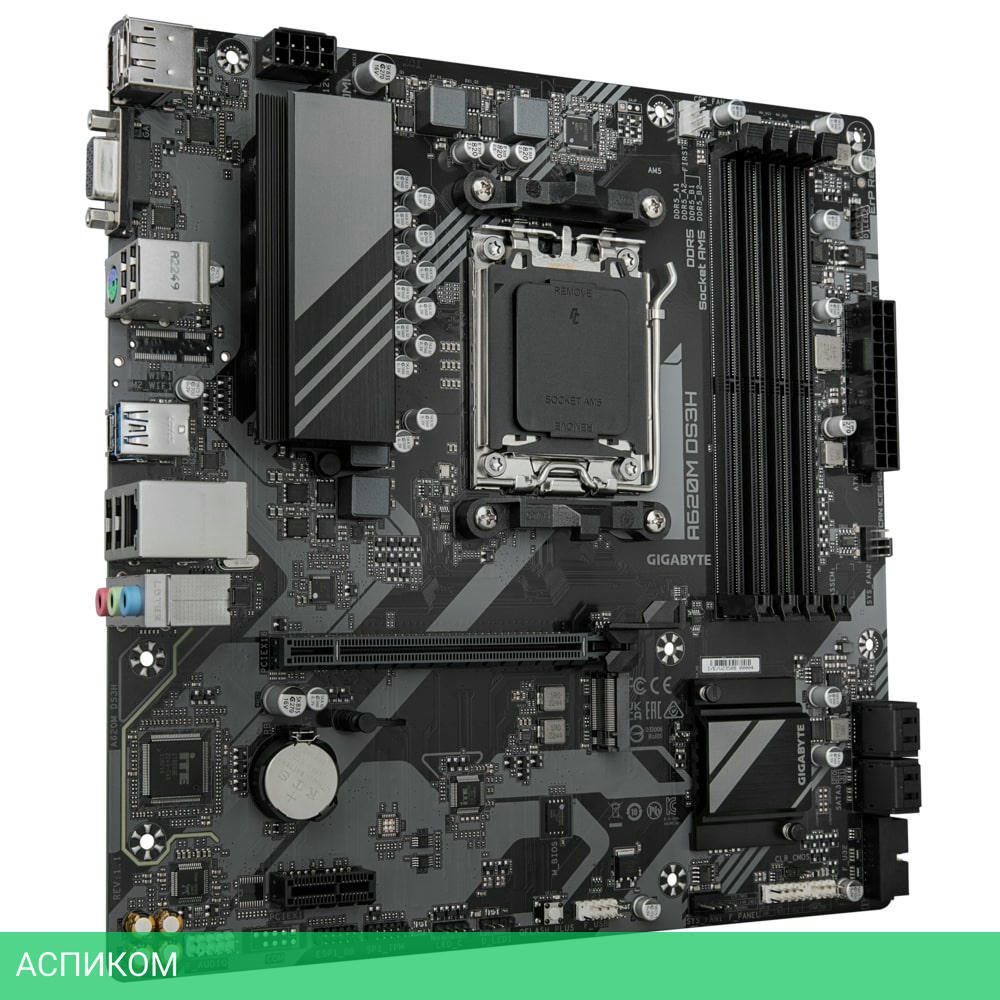 Материнская плата GigaByte A620M DS3H rev. 1.1