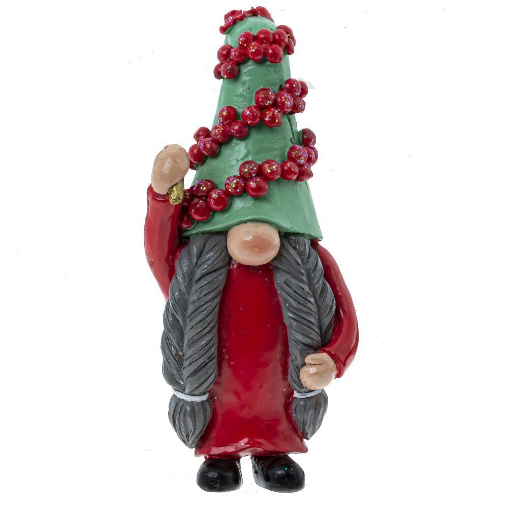 GAEM Фигурка декоративная "Ангел/Дед Мороз/Снеговик/Гном", L5 W3,5 H10,5 см, 4в.