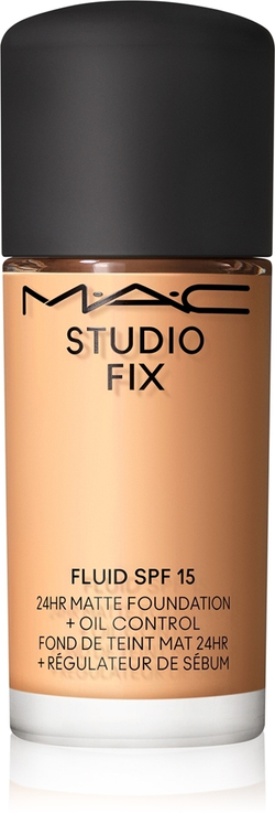 MAC Cosmetics Mini Studio Fix Fluid SPF 15 24HR Matte Foundation + Oil Control - Матирующая тональная основа SPF 15, 15 ml