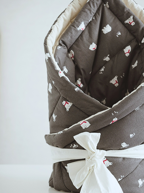 Одеяло стеганое Северный мишка