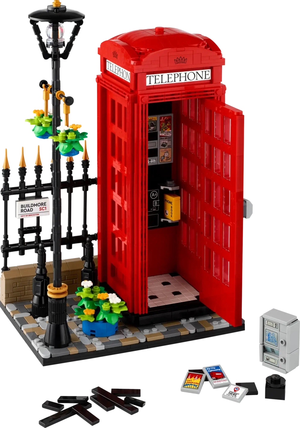 Конструктор LEGO Ideas 21347 Красная лондонская телефонная будка