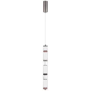 5456/18L L-VISION ODL_EX26 045 темный сатин.никель/терракот/черный Подвес LED 22W 4000K COLLIER