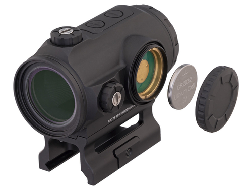 Коллиматорный прицел Gaut Tourmaline 1x25, закрытый, точка 2 МOA красная, Weaver (G-C-25-2R)