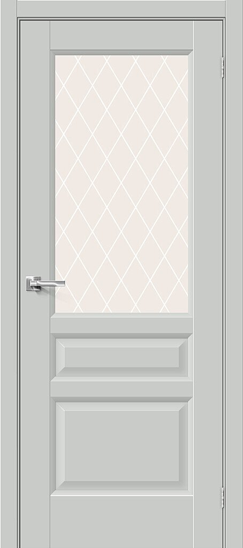 Неоклассик-35 Grey Matt White Сrystal