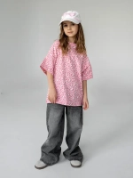 Футболка для девочки розовая