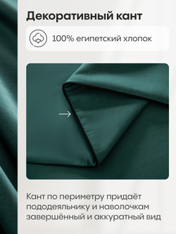 Комплект постельного белья Однотонный Сатин Элитный OCE009