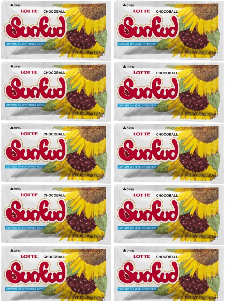 Семечки в шоколаде Lotte Sunfud 30 г x 10 шт