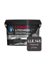 LITOKOL Затирка ЛИТОХРОМ ЛАКШЕРИ ЭВО/LITOCHROM LUXURY EVO 145 черный уголь 2 кг