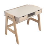 Стол письменный детский Чек / парта для школьника растущая, цвет бежевый