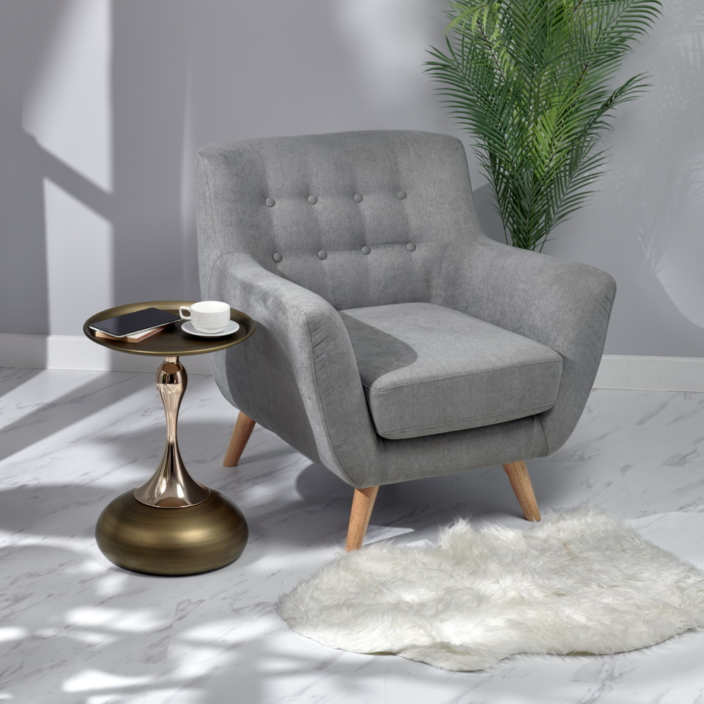 Кофейный столик Angel 40x55см, латунь, металл