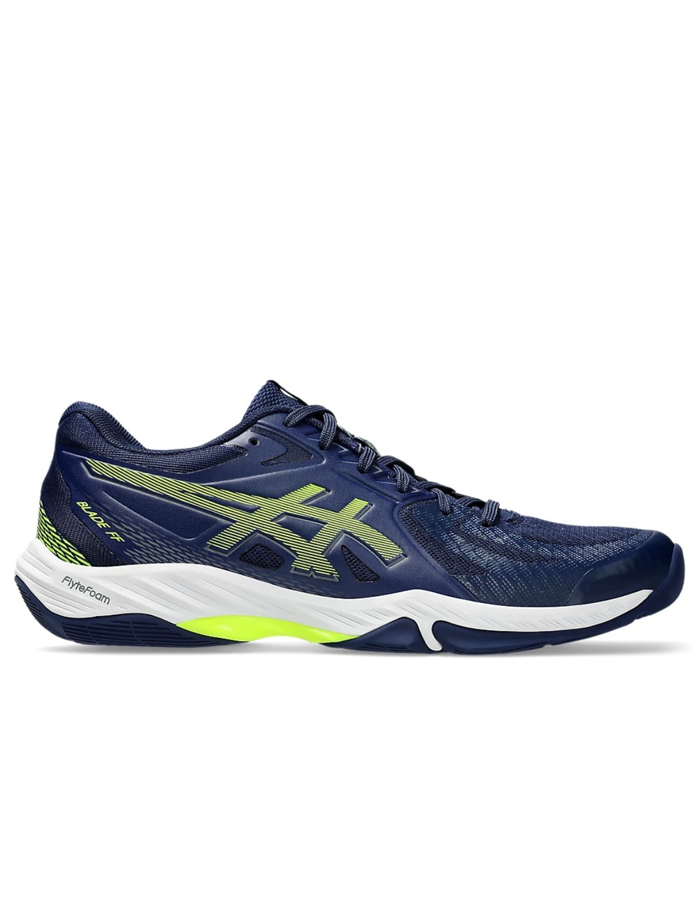 ASICS, BLADE FF, Handball, BLUE EXPANSE/SAFETY YELLOW, MEN, US 9,5 /EUR 43,5 /UK 8,5 /СМ 27,5