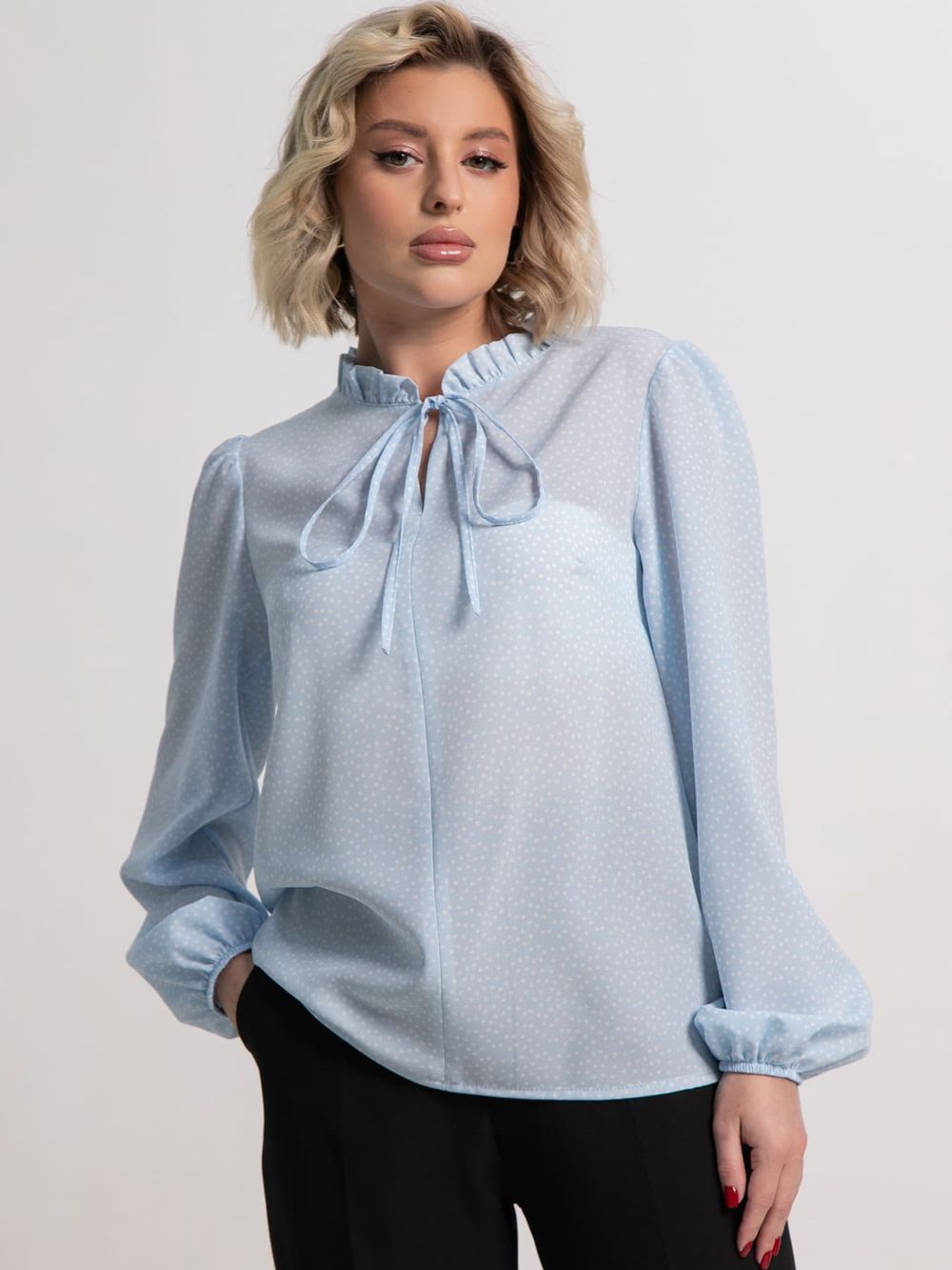 Блуза Анастейша (голубая) Б15207-18М LT Collection