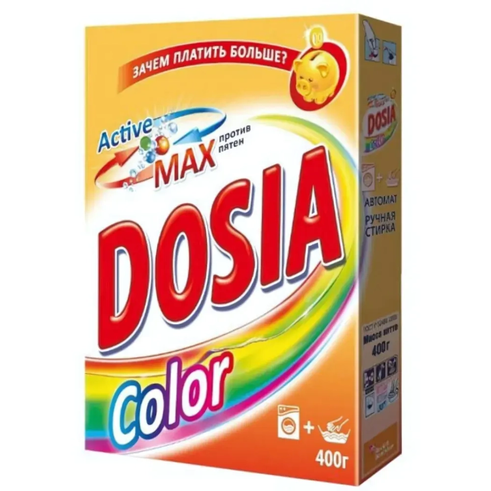 Порошок стиральный DOSIA Optima Color Автомат 400 г