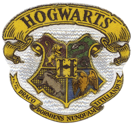 Термоаппликация "Хогвартс эмблема", 5,7 x 6,2 см, 1 шт, 100% полиэстер (10013160/300819/0337387/1_Ки