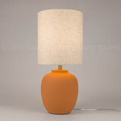 Настольная лампа Cloyd GARGANTUA-A T1 / выс. 54 см- красно-коричн. керамика (арт.30144)